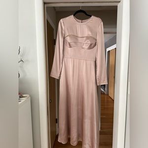 Brandon Maxwell Silk Evening Gown